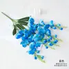 Flores Artificiais, Cor de Primavera com Cinco Pontas, Grande Orquídea Espada, Orquídea Artificial, Decoração de Casa, Flores de Casamento, Buquês Prontos, Comércio Exterior Transfronteiriço
