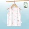 Roupas de bebê, blusa de verão de algodão puro sem mangas para meninos e bebês, roupa íntima estilo ocidental, camisa com alça para meninas, colete fino