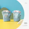 Guantes para Bebé Otoño e Invierno Guantes para Bebés Niños y Niñas Dibujos Animados Lindos Forrados de Felpa de Punto Cálidos