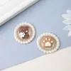 Accesorios de punto de lana de dibujos animados, accesorios de broche, bolsa terminada, accesorios para bolsillos de ropa, accesorios de decoración para ropa de bebé