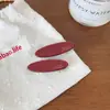 Parche Ovalado de Ácido Acético Exquisita Horquilla Etiqueta Dorada Francesa Pinza Sencilla de Pato Flequillo de Princesa Pinza Lateral Accesorios para el Cabello para Mujeres