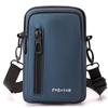 Bolsa Masculina Nova 2024 Lazer ao Ar Livre Esportes Bolsa de Pano Oxford Bolsa de Ombro Transversal Bolsa de Cintura Masculina Filme de Couro Bolsa Pendurada Moderna
