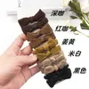 Estilo coreano simples sem costura urso corda de cabelo faixa de cabelo durável alto rabo de cavalo corda de cabelo amarrar cabelo elástico acessórios de cabelo feminino atacado