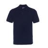 Polo de Solapa de Algodón Puro Talla Europea 220g Transfronterizo Verano Camiseta de Manga Corta Ropa de Trabajo Corporativa Logo Bordado
