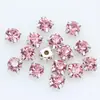 3-10mm Base Plateada Cosidos a Mano Coloridos Strass de una Punta Acero Inoxidable Accesorios para Ropa Bolsa Cinturón Strass Cosidos a Mano Mayoreo