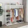 Estante de Exhibición para Tienda de Ropa, Perchero de Hierro Forjado, Perchero de Pie para Dormitorio, Perchero de Abrigos, Perchero Simple de Estilo Europeo para Bolsos y Ropa