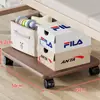 Estante de Almacenamiento Debajo de la Cama para Dormitorio Base de Cama Portátil Estante para Maletas con Ruedas Caja de Gran Capacidad Almacenamiento Tablero de Almacenamiento