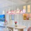 Lustre Retrô Francês Murano para Sala de Estar Luxo Acessível Luz Principal Designer Criativo Vidro Colorido Lâmpadas para Sala de Jantar Quarto
