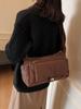 Bolsa Casual de Grande Capacidade para Mulheres 2026 Nova Outono e Inverno Versátil Ombro Transversal Bolsa Boston