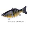 Señuelo duro de pez multisección 10CM15.4G Señuelo multisección 7 secciones señuelo biónico pesca de agua dulce pesca marítima señuelo señuelo falso
