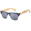 Gafas de Sol con Patas de Imitación de Madera y Bambú, Gafas de Sol Retro Coreanas de Moda, Gafas Nuevas de Estilo Simple para Hombre y Mujer
