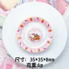 Gato de Desenho Animado Disco Pequeno Prato de Comida e Brincadeira Acessórios de Resina Acessórios para Joias DIY Pinça Ímã de Geladeira Material Atacado