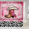 Cortina de ducha para baño, diseño de fantasma temática de Halloween, poliéster, material engrosado, impresión digital, personalizable con tu propia imagen