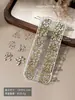 Rhinestones pontiagudos redondos tchecos de 12 grades para nail art, branco brilhante popular e cores misturadas, caixa de decoração de strass para nail art no atacado
