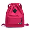Mochila con cordón transfronteriza Nuevo modelo 2026 Gran capacidad Mochila para viajes de corta distancia para hombres y mujeres Ligera Moda Deportiva Mochila Escolar