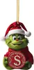 Decoraciones de Letras del Grinch de Amazon Decoraciones Navideñas Adornos para el Árbol de Navidad Decoraciones para Colgar en el Coche Dibujos Animados