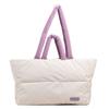 Comercio exterior Bolsa de mujer nueva chaqueta de algodón bolsa de plumón nicho Corea del Sur bolsa espacial este año popular hombro portátil tote bolsa grande