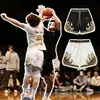 Pantalones Cortos de Baloncesto de Entrenamiento de Marca de Moda Estilo Americano para Niños, Shorts Sueltos de Secado Rápido Transpirables, Pantalones Cortos Deportivos Juveniles a la Rodilla