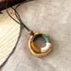 Novo Colar Trançado com Contas Estilo Chinês para Mulheres, Estilo Étnico, Decoração Única e Linda para Corrente de Suéter, Acessório Versátil para o Dia a Dia