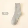 Meias Quentes Femininas Novas de Inverno, Meias de Lã Ultra-Grossas, Meias Femininas de Cano Médio Aconchegantes com Terry Espessado, Forradas com Fleece para Outono e Inverno