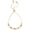 Pulsera de Zirconia Super Brillante de Gota de Agua de Colores, Exquisita, Elegante, Moderna y Versátil, Joyería de Lujo Ligero y de Alta Gama para Mujeres