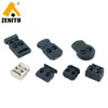 KS30078# fabricantes em estoque fornecem uma variedade de fivelas de mola plásticas de 2 furos, fivelas de corda ABS para roupas, fivelas tipo nariz de porco
