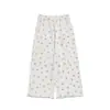Conjunto de ropa de casa para niñas Wulibu, nueva ropa de verano con estampado de dibujos animados de manga corta, pijama de dos piezas para niños