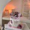 38. Decoración para cupcakes del Festival de la Diosa Fanghua, tarjeta puntiaguda gratis, abanico de perlas, postre del Día de la Mujer del 8 de marzo, disfrazarse