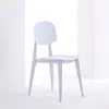 Sillas de comedor engrosadas de colores macarrón, sillas de comedor modernas y minimalistas, taburetes de restaurante, taburetes de tocador, sillas de plástico y sillas para uso doméstico con respaldo