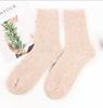 Meias Femininas de Lã Grossa de Veludo até o Meio da Panturrilha para Outono e Inverno, Sem Costura, para Pós-Parto, Meias Longas de Inverno Quentes Femininas