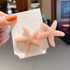 Coreano ins Candy Color Starfish Hairpin New Girl's Side Clip Mori Clip Cute All-match Hairpin Headwear