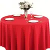 Mantel de Satén Transfronterizo 145 cm Mantel de Boda Decoración de Banquete Mantel de Satén de Seda Mantel de Fiesta de Hotel Venta al por Mayor