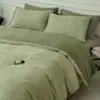 Conjunto de Quatro Peças de Jacquard de Algodão Grosso Tecido 60 Fios de Algodão de Fibra Longa Xinjiang Classe A Algodão Puro Acessível Luxo Capa de Edredom Lençóis e Cama 2