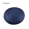 Sombrero de gasa de cáñamo de cuatro capas arrastre 15.5cm sombrero base embrión tocado de novia accesorios DIY hechos a mano gorra desnuda suministro primario
