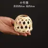 Mini Cesta Tejida de Bambú Creativa Hecha a Mano Pequeña Cesta para Frutas Almacenamiento en Casa Almacenamiento Cesta para Verduras Pala de Bambú Colador de Arroz