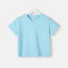 Wow 180g algodão médio e grande crianças T-shirt impressão logotipo jardim de infância branco puro pescoço redondo manga curta atacado verão