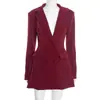 2026 Nuevo Estilo Europeo y Americano Ajuste Delgado Chaqueta de Traje con Botones de Rana Tridimensionales Otoño Viaje al Trabajo Temperamento Moda Versátil Superior