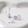 Suporte Plástico Elevado para Nail Art Estilo Japonês Rosa Transparente Suporte de Exibição para Unhas de Prática Ferramenta para Nail Art