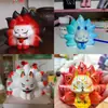 Muñeca de huevo versión Mini Q fiesta yeso hecho a mano DIY muñeca pintada blanco base pato brillante juguete para grafitis infantiles