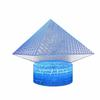 Série de iluminação para fornecimento transfronteiriço Pirâmide 3D luz noturna colorida controle remoto plug-in LED toque luminária de mesa luminária de presente