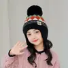 Chapéus Quentes de Inverno para Crianças Meninos e Meninas no Outono e Inverno, Chapéus à Prova de Vento com Proteção para Ouvidos para Bebês, Chapéus de Lã Grossos Tricotados