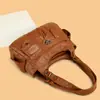 Transfronterizo 2025 Nuevo Bolso de Moda para Mujer de Cuero Suave de Gran Capacidad Bolso de Hombro Cruzado Casual Bolso Tote