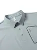 Venta al por mayor directa de fábrica de 25 polos lisos populares para hombre, adecuados para negocios y golf, se pueden imprimir con el logotipo de la empresa, pedido mínimo de 1 pieza