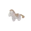 Zhaoshun Novo Modelo Strass Ano do Cavalo Animal Desenho Animado Design de Transferência Térmica DIY Roupas, Bolsas, Capas de Celular Acessórios Impressão por Transferência Térmica