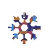 Chave de floco de neve multifuncional de fábrica, hexagonal, octogonal, portátil, pequena, multiuso, gadgets universais