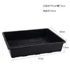 Caixa de Mudas de Suculentas de 7,5cm de Altura S5 Bandeja de Mudas para Germinação Caixa Vaso de Plástico para Inserção de Folhas de Suculentas Caixa de Armazenamento para Plantio