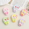 Accesorios de Resina para Manualidades de Dibujos Animados Joyería Raqueta Gatito Pegamento de Crema Pasador Funda para Teléfono Móvil Hebilla de Zapato Llavero Colgante