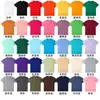 Camisetas de Algodón Puro con Impresión de Logo Personalizado y Bordado, Manga Corta Cuello Redondo Ropa de Trabajo, Uniformes para Trabajo en Grupo, Camisetas Culturales Publicitarias, Ropa