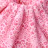 Estampado de luciérnagas, pelo alto-bajo, estampado de leopardo pequeño, tela polar de una cara, degradado de estampado de leopardo, adecuado para cojines, fundas de sofá y telas para juguetes