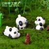 Novo Panda Micro Paisagem Jardinagem DIY Paisagismo Acessórios Bonito Panda Bambu Brotos Bamboo Pole Ornamentos de Resina